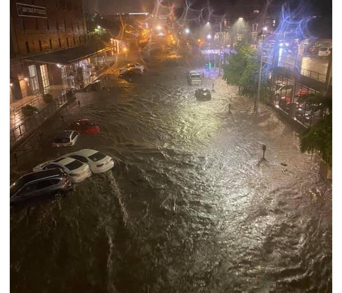 Downtown Omaha flooding